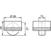 WAGNER Soft-Lenkrolle ROLLER-MINI - Durchmesser Ø 27 mm, Produktbild-Vorschau 4