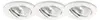 3 Faretti Ad Incasso Swing Metallo Bianco 1 Luce Gu10 Anteprima dell’immagine prodotto 1