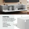 SONNI Armoires TV blanches brillantes suspendues en bois Voir les images du produit 12