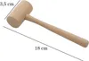 Mini drevené kladivo pre deti z bukového dreva, 18 cm, Náhľad obrázku produktu 7