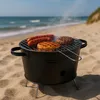 alpina TischHolzkohlegrill - Kompakter Grill für Garten und Produktbild-Vorschau 3