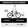 HILAND Mountainbike 26 Zoll mit 18 Gang, Aluminiumrahmen, Produktbild-Vorschau 3
