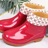 Damen Regenstiefel Modische rutschfeste kurze Regenstiefel Produktbild-Vorschau 2