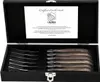 Jeu de six fourchettes pour steak, en bois d'olivier, Voir les images du produit 1