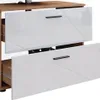 Badmöbel-Set Vicco Irma Weiß Hochglanz/Goldkraft Eiche 3 Produktbild-Vorschau 6