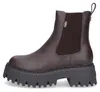 Buffalo dames Chelsea boots, model Aspen, warm bruin Productafbeelding-voorbeeld 2