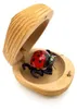 1 Glückskäfer, Marienkäfer aus Holz, Glücksbringer Produktbild-Vorschau 4