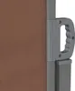 vidaXL Výsuvná boční markýza 160×600 cm hnědá Náhled obrázku produktu 3