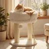 COSTWAY Katzenbaum in peluche, con tiragraffi, piattaforma Anteprima dell’immagine prodotto 3