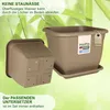 MePla - Set - Pflanzkübel Quadrat 48x48 + Untersetzer 41x41 Produktbild-Vorschau 4