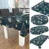 Tischdecke Wachstuch Blumen Grün Robust Wasserabweisend Produktbild-Vorschau 3