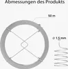 Filo da giardino Wiltec Ø 1,5 mm, filo per avvolgimento 50 Anteprima dell’immagine prodotto 3