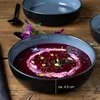 Moritz & Moritz VIDA 6tlg Suppen Teller Blau Geschirr Set Produktbild-Vorschau 6