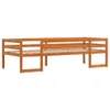 vidaXL Kinderbett Wachsbraun 90x190 cm Massivholz Kiefer Produktbild-Vorschau 1