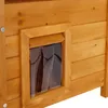 lionto Katzenhaus, Outdoor-Holzhaus mit überdachter Veranda Produktbild-Vorschau 4