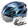ROCKBROS Casque Vélo Avec Lunettes Visibles Casque Vélo MTB Voir les images du produit 1