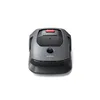 A robot lawn mower is shown from a front-facing, slightly elevated angle against a white background. Produktbild-Vorschau