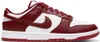 Nike Dunk Low Retro - Herren Sneakers Schuhe Leder Rot-Weiß Produktbild-Vorschau 7