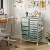Kostway, vozík na kolečkách s perforovanou deskou, vozík s Náhled obrázku produktu 2