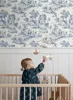 Sanders & Sanders Tapeta nadruk toile de jouy niebieskim 53 Podgląd zdjęcia produktu 5