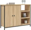 vidaXL Příborník Sonoma Dub 100x33x75 cm výrobek ze dřeva Náhled obrázku produktu 3
