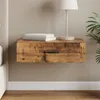 vidaXL Table d'appoint murale en bois ancien 59 x 34,5 x 17 Voir les images du produit 1