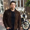 Giacca da moto in pelle Merlin Torsten TFL D3O, marrone, M Anteprima dell’immagine prodotto 5