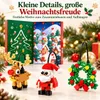 24 Tage Mini Christmas Brick Ornament Adventskalender Produktbild-Vorschau 3