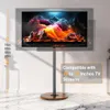 A TV stand with a TV on it, placed in a room. Anteprima dell’immagine prodotto