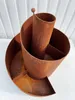 Edelrost Kräuterspirale XL 61x55x48cm Rost Kräuterschnecke Produktbild-Vorschau 2