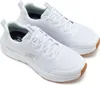 A pair of white Skechers Edgeride sneakers are shown from a slightly elevated angle against a white background. Podgląd zdjęcia produktu