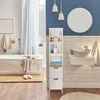 Relaxdays Badezimmerschrank, Landhausstil, HBT: 144 x 30 x Produktbild-Vorschau 5