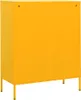vidaXL Lagerschrank Senfgelb 80x35x101,5 cm Stahl Produktbild-Vorschau 3