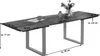 Esstisch mit Ansteckplatten 140(220)x90 cm Baumkante Akazie Produktbild-Vorschau 7