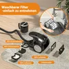 Beutelloser Staubsauger 1200 W  starke Saugleistung,Kompakt Produktbild-Vorschau 8