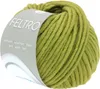 A ball of green yarn with a label. Produktbild-Vorschau