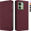 Hülle für Motorola Edge 40, Retro Kunstleder Ständer Produktbild-Vorschau 1