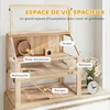 Sweiko Hamsterkäfig aus Holz 3 Etagen Nagarium Nagerkäfig Produktbild-Vorschau 6