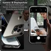 A collage showing an iPhone case and a person taking a photo with a phone. Produktbild-Vorschau