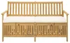 Úložná lavice s polštářem s úložištěm 148 x 63 x 84 cm Náhled obrázku produktu 3