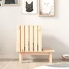 vidaXL Casetta per gatti 60x36x60 cm in legno di pino Anteprima dell’immagine prodotto 9