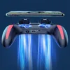A gaming controller with cooling fans and a smartphone attached, with blue light effects. Náhled obrázku produktu