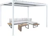 Alu pergola HWC-L41, lamelové zastřešení terasy, robustní Náhled obrázku produktu 1