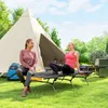 Łóżko polowe Outsunny składane, bardzo szerokie, łóżko Podgląd zdjęcia produktu 4
