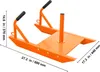 An orange weight sled with dimensions indicated by measurement lines and text. Anteprima dell’immagine prodotto