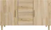 The Living Store Sideboard Sonoma-Eiche 100x36x60 cm Produktbild-Vorschau 3