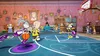 A cartoon scene of Looney Tunes characters playing basketball indoors. Náhled obrázku produktu