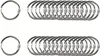 30 Stück Metall-Buchring, 30mm, Silber, Hochwertige Produktbild-Vorschau 1