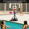 Panier de basket-ball extérieur réglable, hauteur réglable Voir les images du produit 1