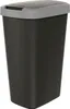 Poubelle 45l avec couvercle KEDEN COMPACTA Q noir avec bord Voir les images du produit 1